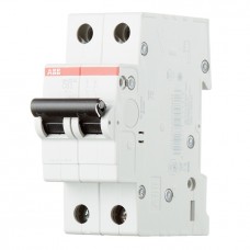 Автоматический выключатель ABB SH202L (2CDS242001R0634) 2P 63А тип C 4,5 кА 400 В на DIN-рейку